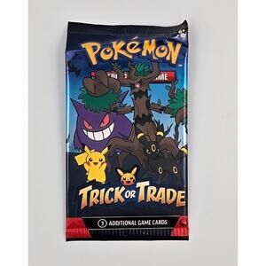 Pokemon Trick or Trade Card Pack with 3 Additional Game Cards